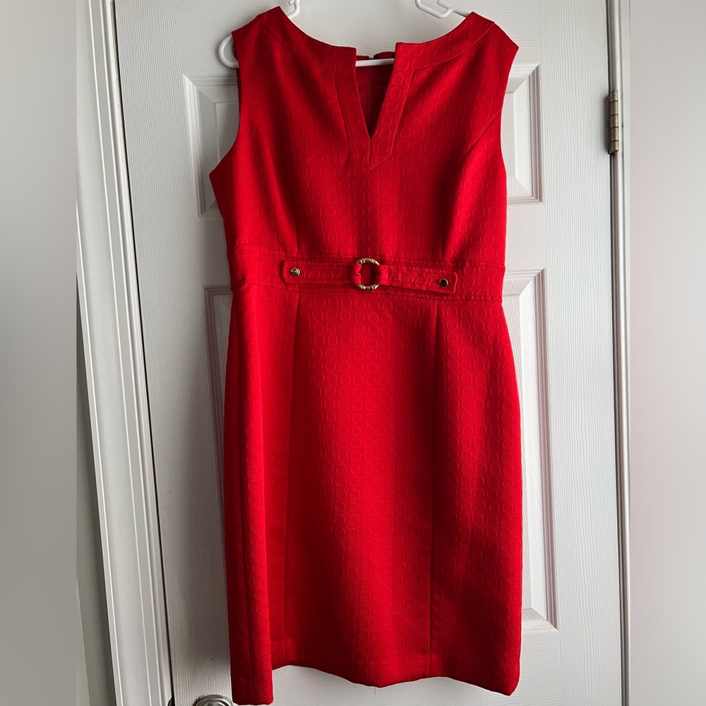 Tahari Arthur S. Levine Red Dress